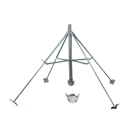 FOUR POLE CONNECTION STAND WITH CLIPPERS